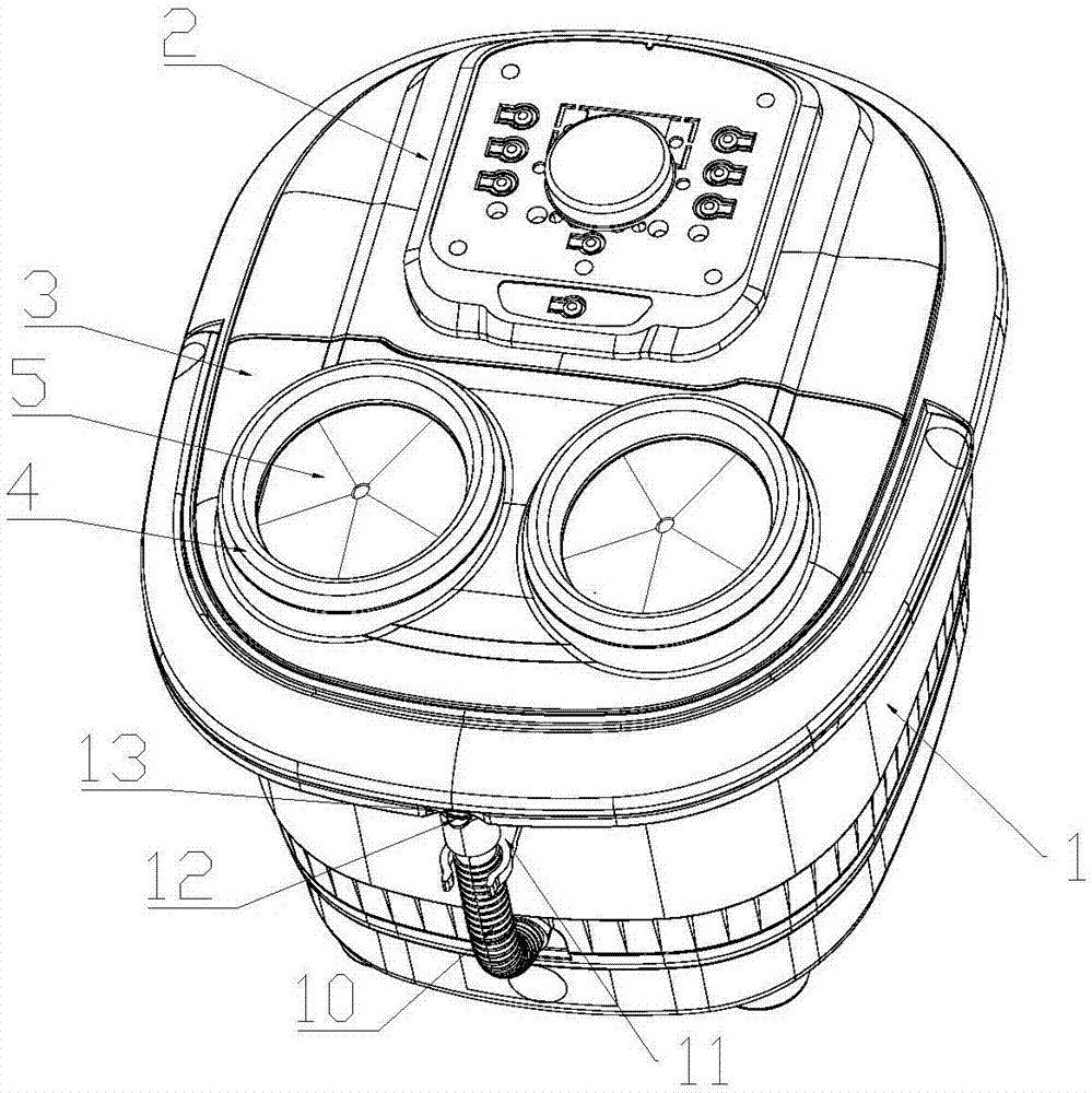 一种新型足浴器的制作方法