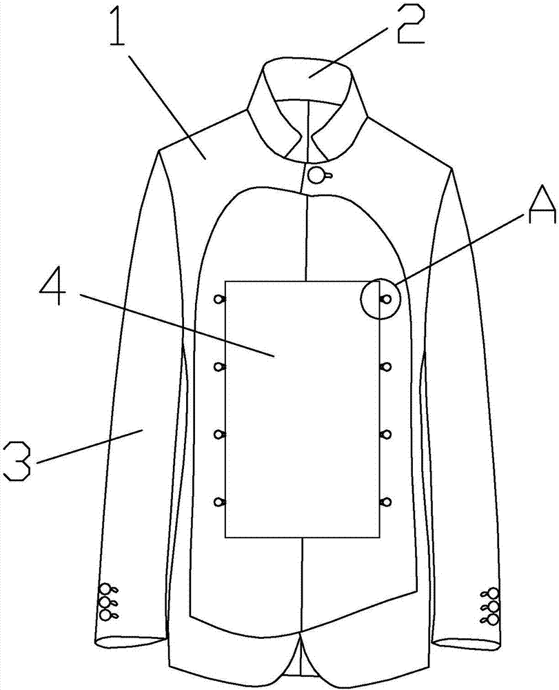 一种保暖型大衣的制作方法