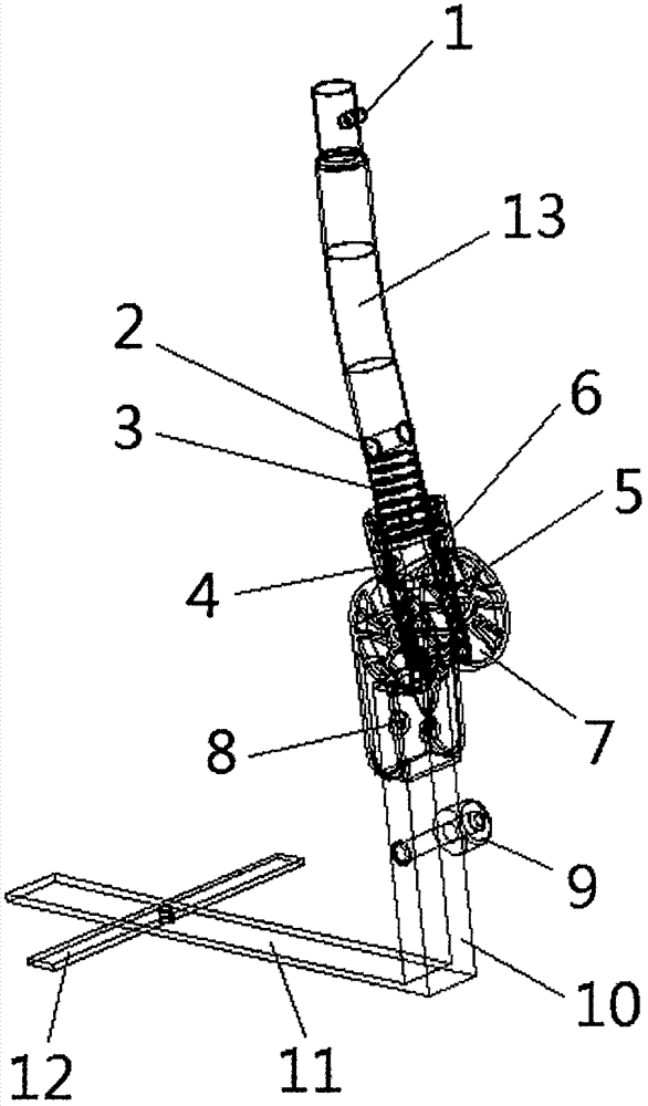 一种床护栏固定折叠器的制作方法