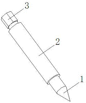 专用于头颅固定装置的固定螺栓的制作方法