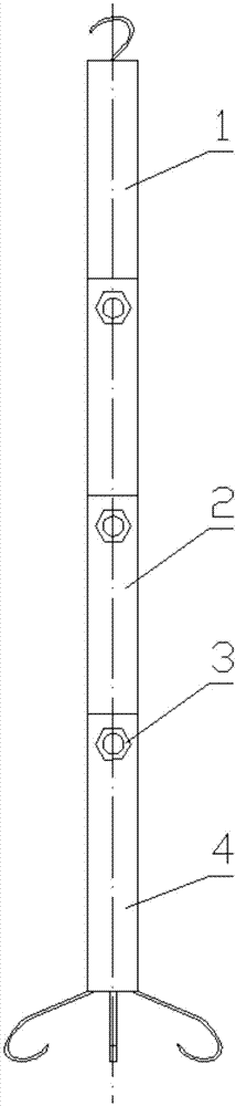 一种方便医用输液吊杆的制作方法