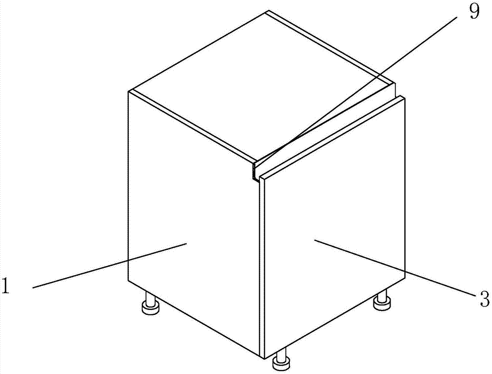 一种免拉手柜子的制作方法