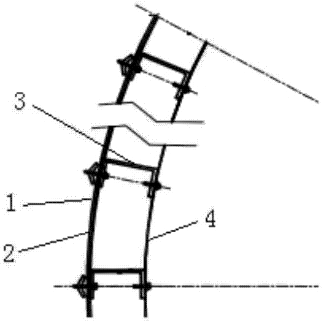 立式吸附器双层丝网垂直放置可拆式连接装置的制作方法