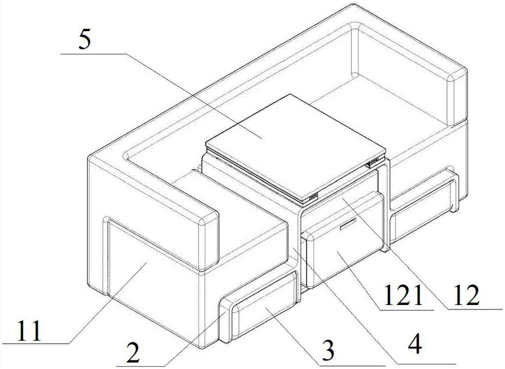 一种组合沙发的制作方法