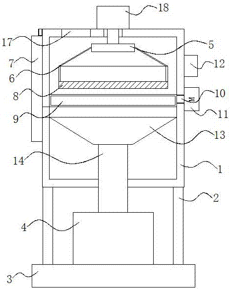 灵芝孢子粉除杂装置的制作方法