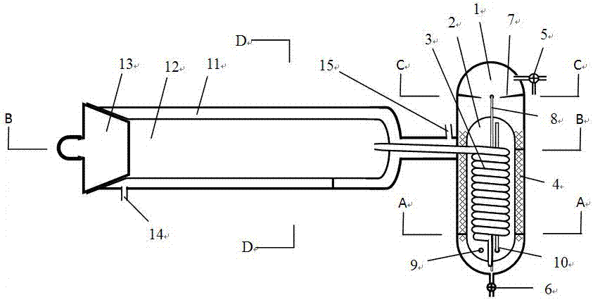 套管式I-131干馏吸收器的制作方法