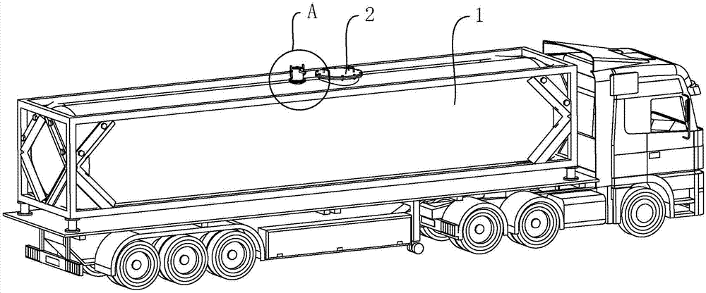 危化品运输车的快装式防溢流探杆结构的制作方法