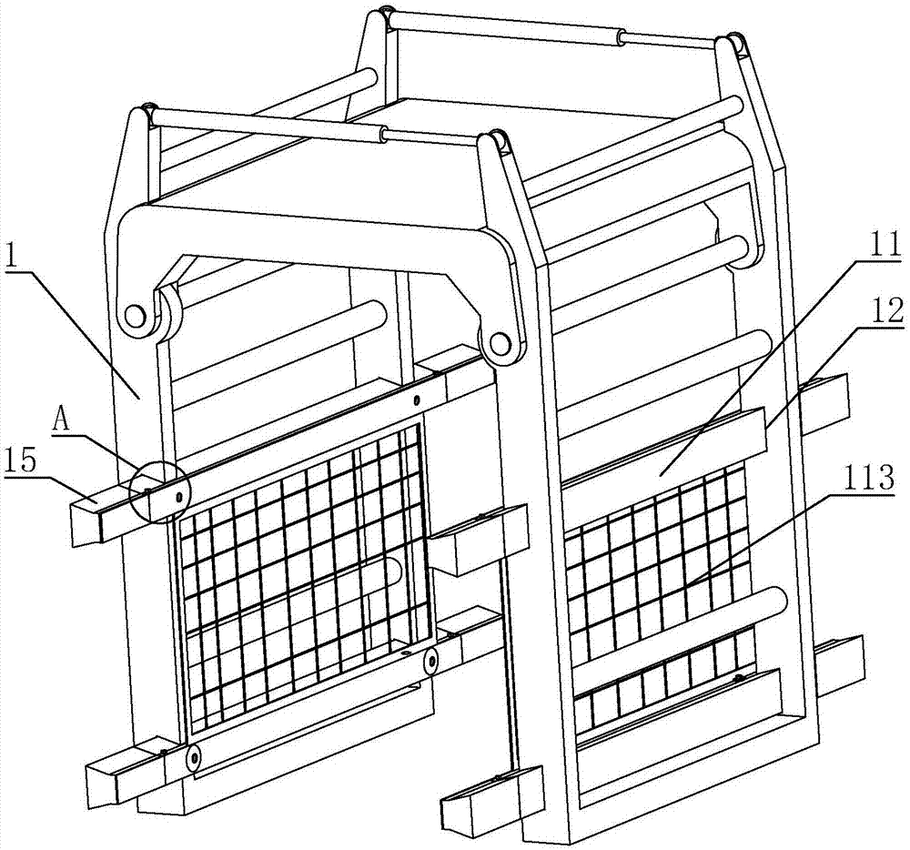 抱砖机夹具的护砖板结构的制作方法
