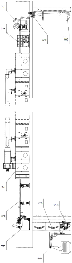 基于轨道式针板烘房的敏感织物连续化染色系统的制作方法