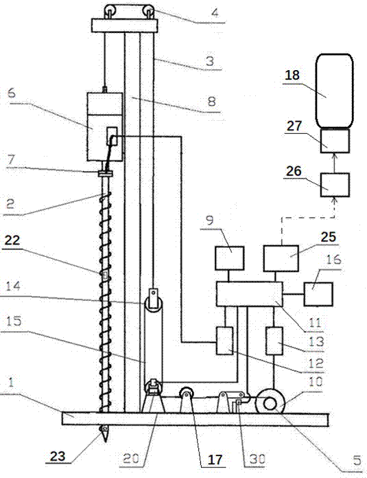 桩机混凝土泵送量控制装置及控制方法与流程