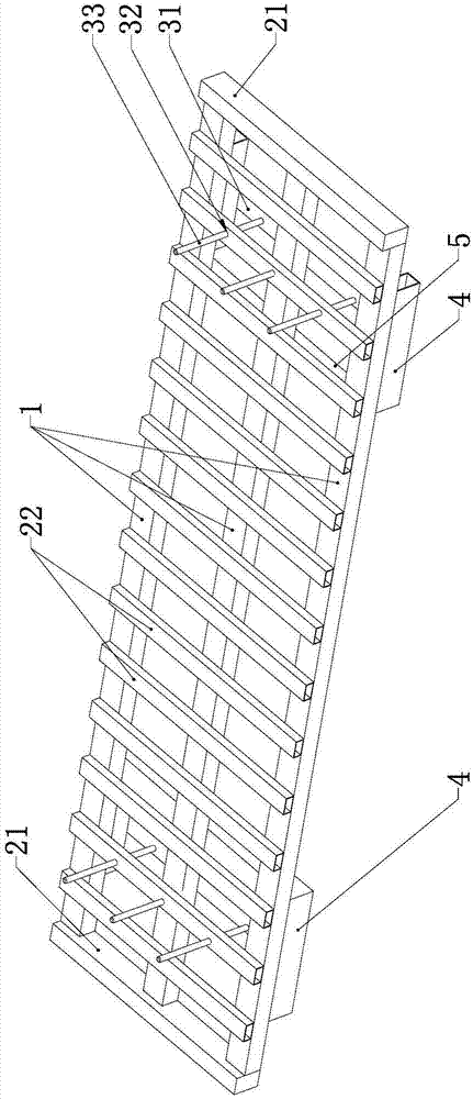 电梯门套立柱定尺板材输送货架的制作方法