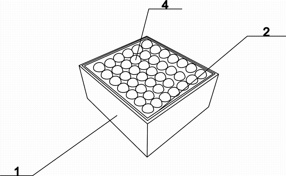 一种抗航弹侵彻的陶瓷球玄武岩纤维混凝土防护板的制作方法