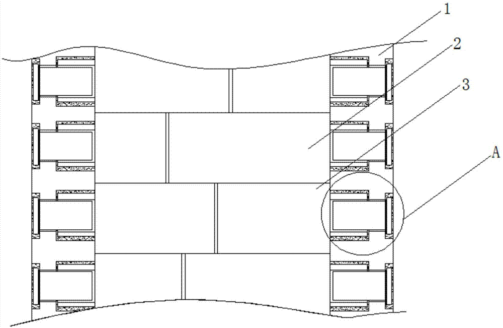 一种带有隔声减震结构的建筑墙体的制作方法