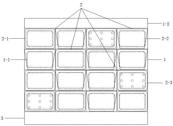 组合式多变景观墙的制作方法