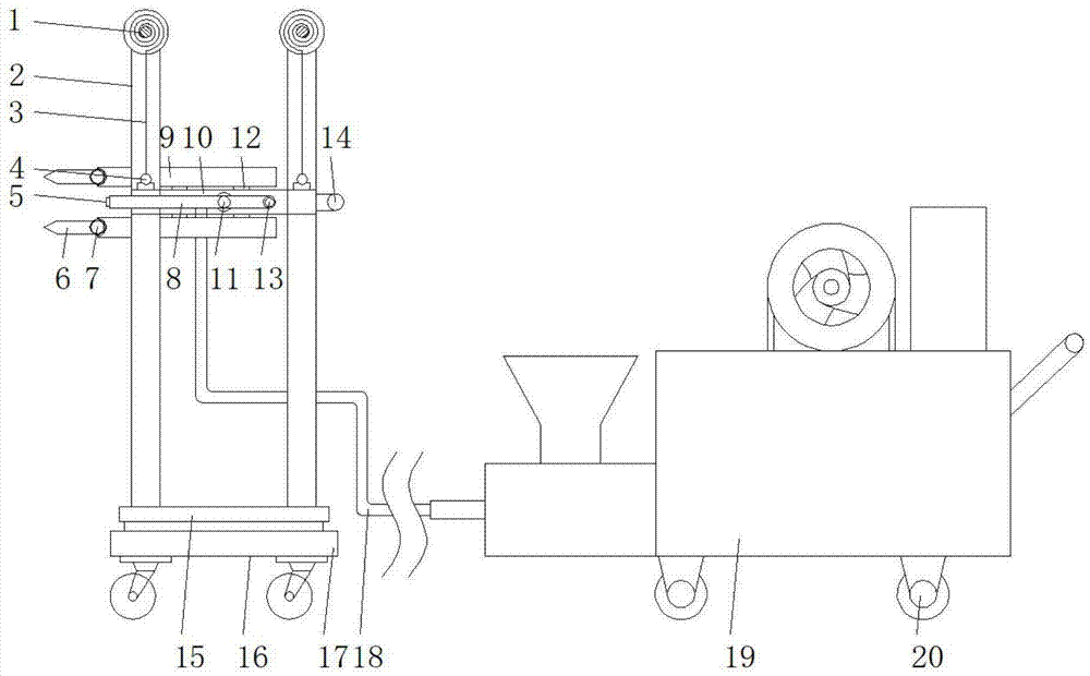 一种建筑工程用多功能砂浆喷涂机的制作方法