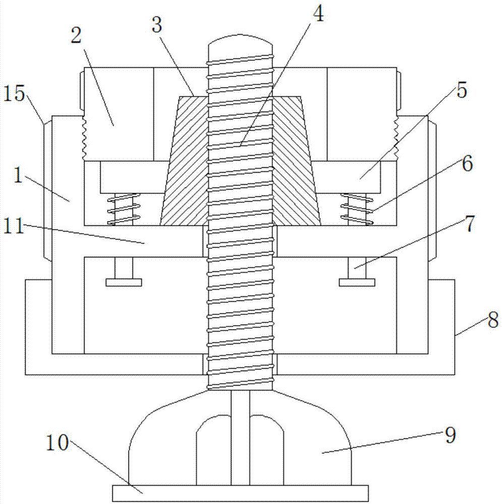 一种带底座的瓷砖找平器的制作方法