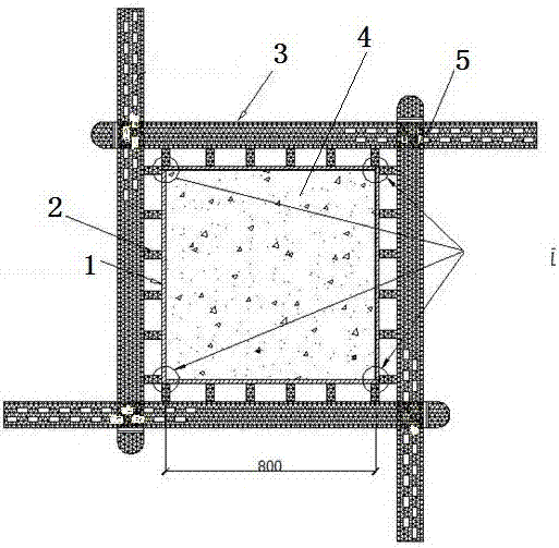 矩形柱紧固结构的制作方法