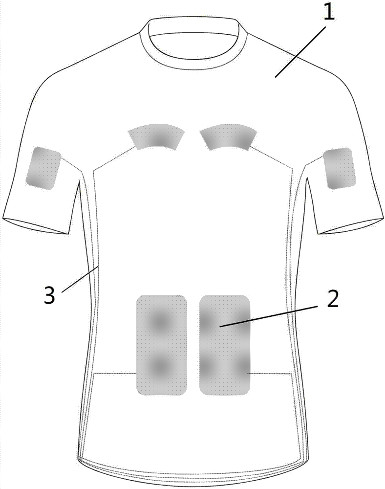 一种ems生物电银纱混纺智能服及其制作方法与流程