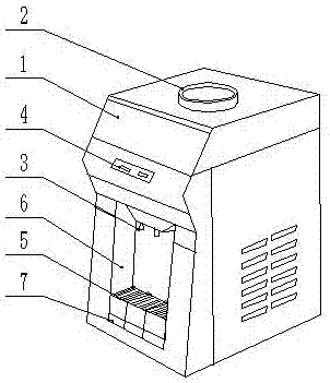 一种饮水机用集水盒的制作方法