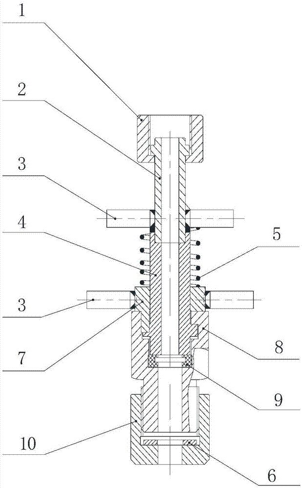 高压水管路分接时快速连接及封堵装置的制作方法