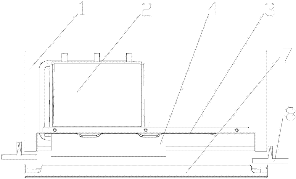 一种室内加热器出风口的连接结构的制作方法