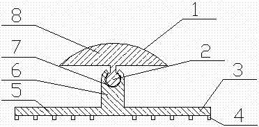 一体化太阳能组件用防水支架结构的制作方法