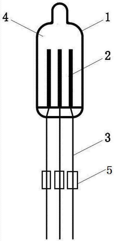 一种三电极节能型冷阴极辉光放电管的制作方法
