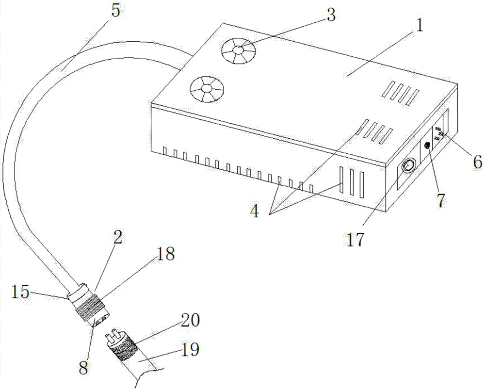 一种速换转接头的开关电源的制作方法