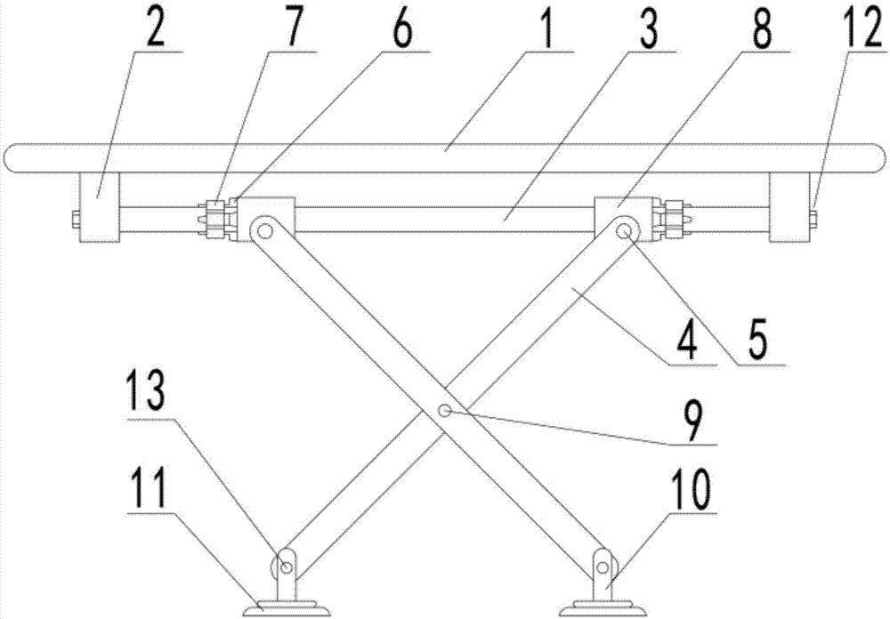 一种室内设计用绘图支架的制作方法