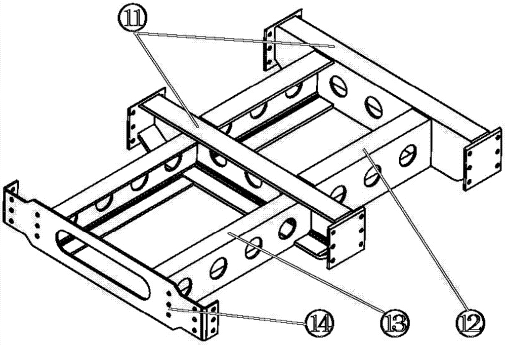 一种半挂车井字梁焊接工装及其焊接工艺的制作方法