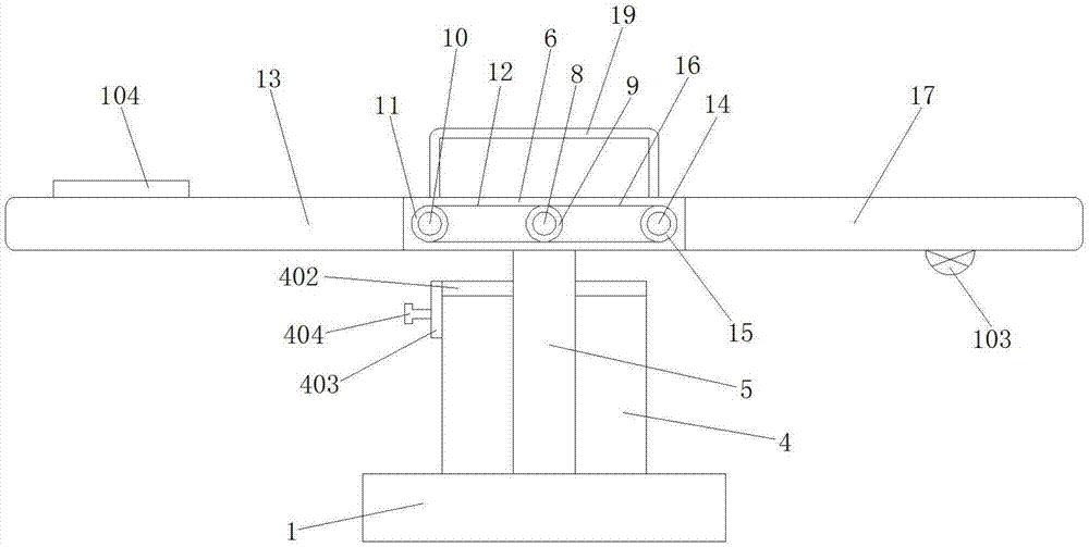 医用便捷式遗尿排便护理床的制作方法