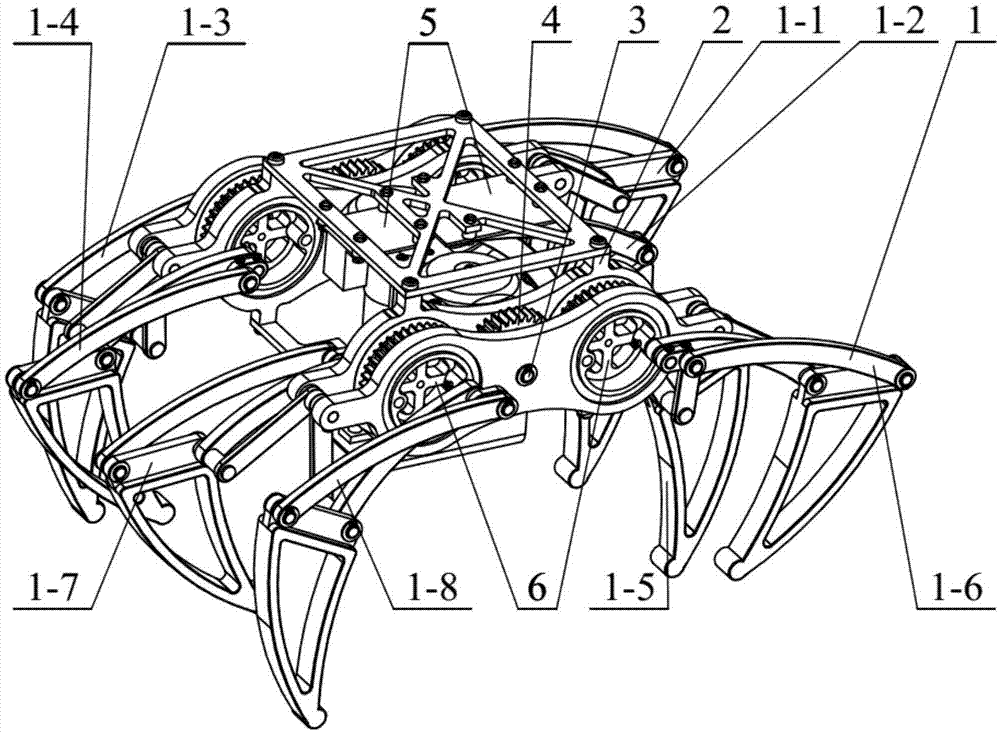 一种八足爬行机器人的制作方法