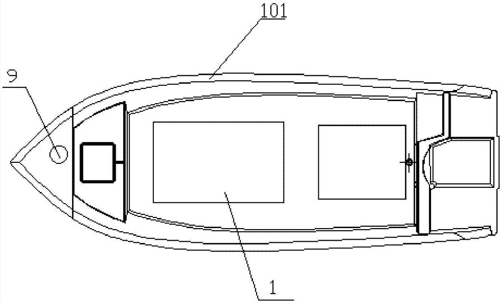 安全型硬顶玻璃钢船艇的制作方法