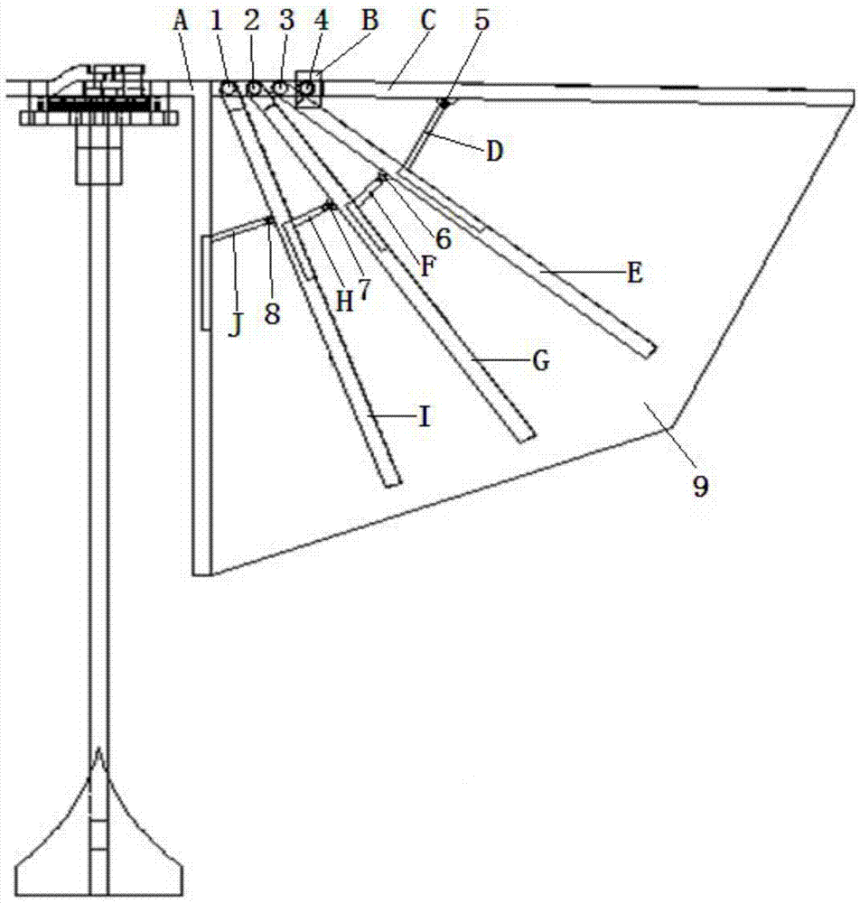 一种用于可折叠扑翼微飞行器的折扇式折叠翼机构的制作方法