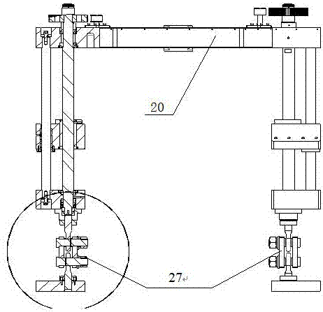 双轿厢电梯层间距的调节装置的制作方法