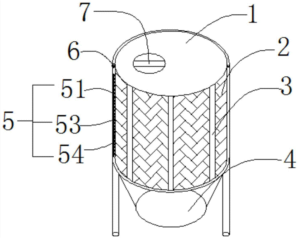 导电银胶原料树脂粉料的储料桶结构的制作方法