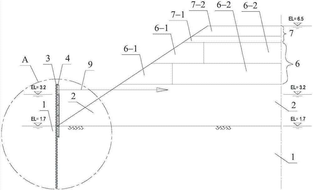 低洼沼泽地区吹填特细砂路基结构的制作方法