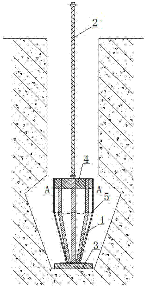 一种钢片无套管式土锚杆锚头的制作方法