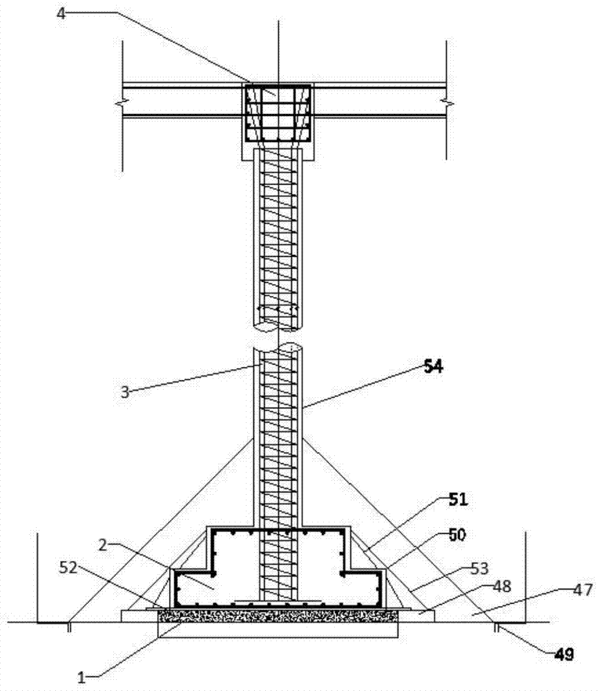 桩柱复合支承式框架码头及施工方法与流程