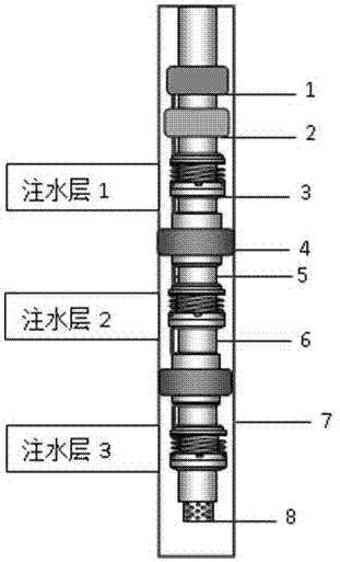 注水井无线测控分注管柱的制作方法