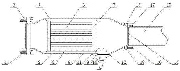 一种汽车三元催化器的制作方法