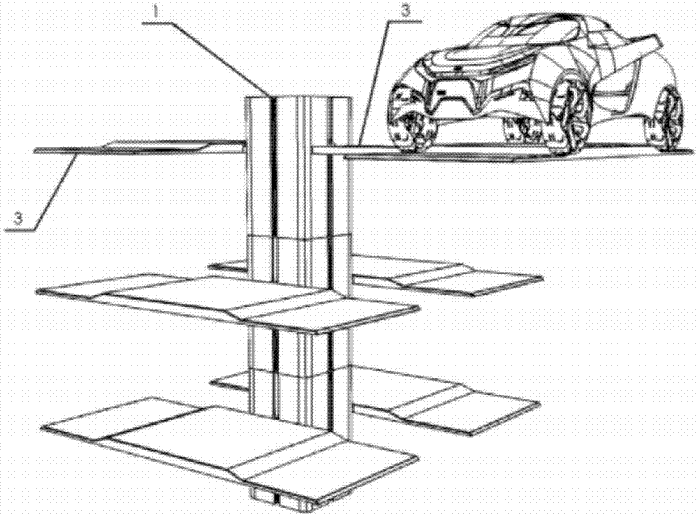 一种平稳的多层立体停车装置的制作方法