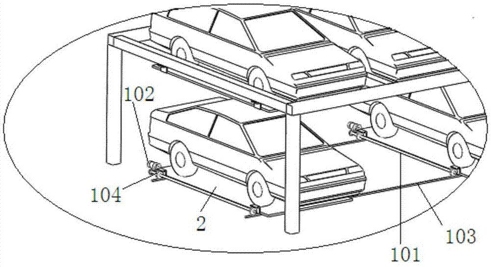 停车设备载车盘横移装置的制作方法