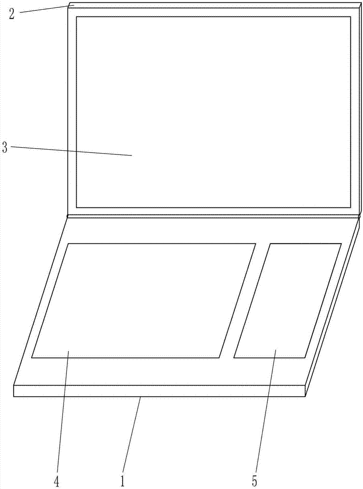 一种具有控制屏的笔记本电脑的制作方法