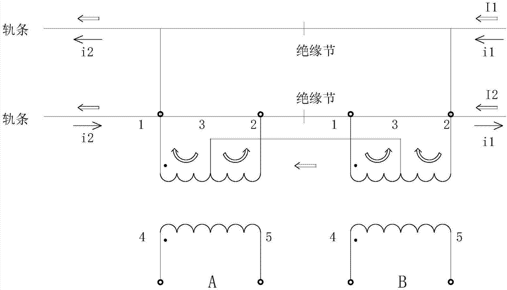 一种相敏轨道电路扼流变压器及变压方法与流程