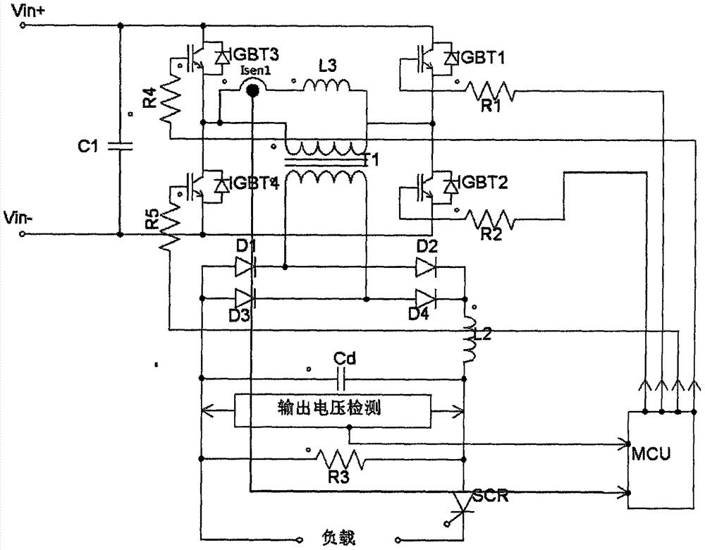 一种全桥逆变电路激光器驱动电路的制作方法