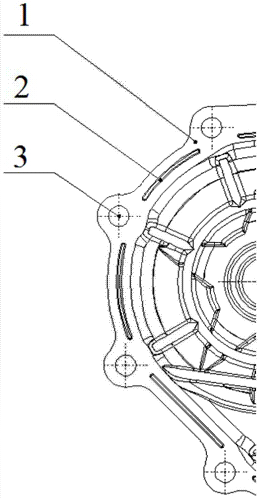 飞轮壳储胶槽结构的制作方法
