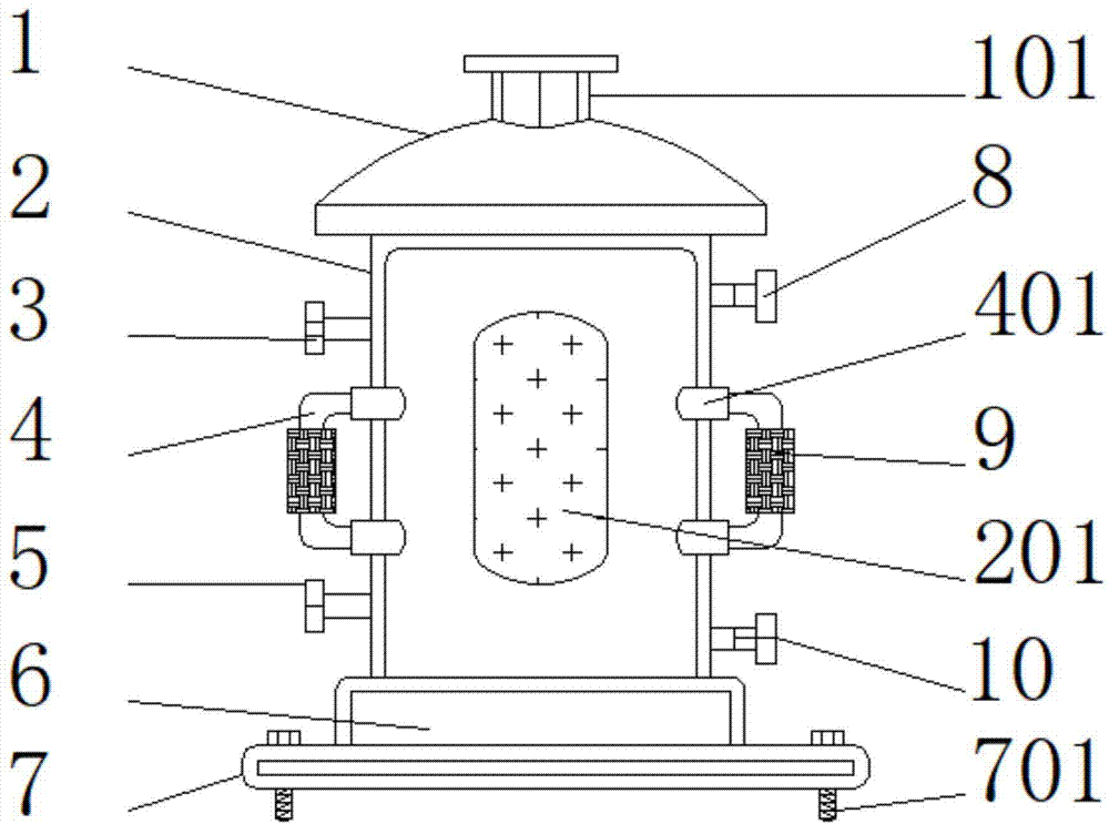 一种新型焦炉荒煤气上升管双盘管换热器的制作方法