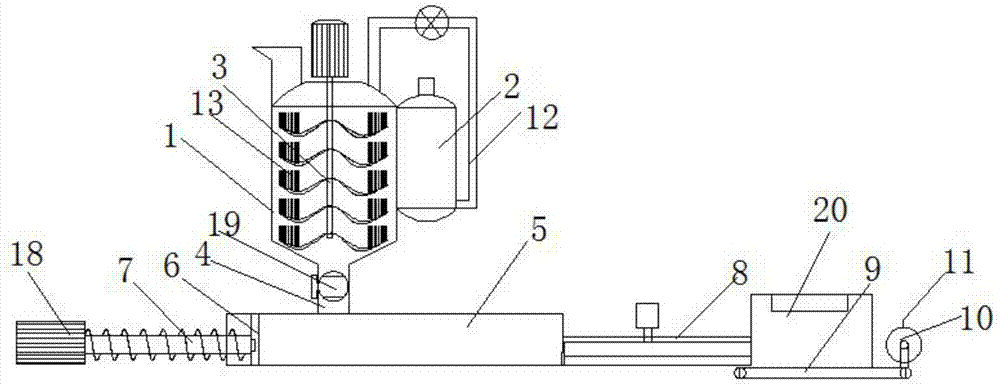 一种蒸压加气超薄型保温板材生产装置的制作方法
