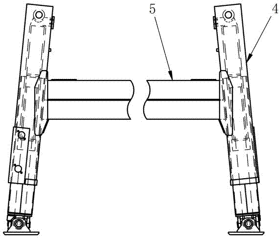 一种高空作业车支腿固定结构的制作方法